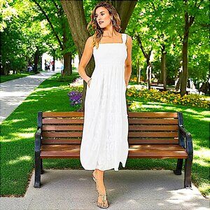 maxi lace dress white Tracie Lace Maxi Dress in Ivory